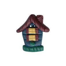 SB472 Button (ґудзик) - Birdhouse - Stoney Creek