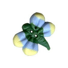 SB488 Button (ґудзик) - Dragonfly, Tri-Colored Stoney Creek