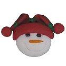 SB511 Button (ґудзик) - Snowman with Jester Hat - Stoney Creek