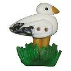 SB512M Button (ґудзик) - Seagull in Grass - Stoney Creek