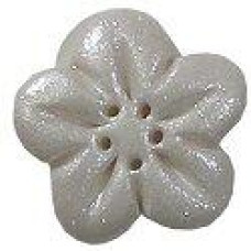 SB548 Button (ґудзик) - Large Pearl Flower Stoney Creek
