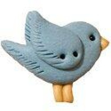 SB550 Button (ґудзик) - Perched Bluebird Stoney Creek