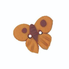 SB553CPS Button (ґудзик) - Copper Butterfly, Small Stoney Creek