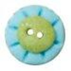 SB558AQS Button (ґудзик) - Aqua Wheel, Small - Stoney Creek
