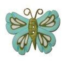 SB562S Button (ґудзик) - Butterfly, small - Stoney Creek