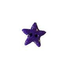 SB575PLS Button (ґудзик) - Purple Cosmic Star, Small - Stoney Creek