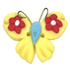 SB588 Button (ґудзик) - Garden Butterfly Stoney Creek