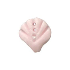 SB589S Button (ґудзик) - Peach Pearl Clam Shell, Small Stoney Creek