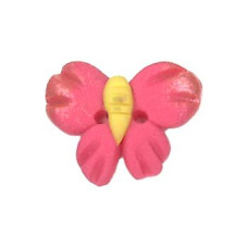 SB603CL Button (ґудзик) - Coral Fairy Butterfly Stoney Creek