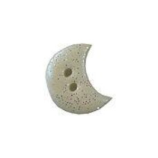 SB605L Button (ґудзик) - Night Glow Glitter Moon, Large Stoney Creek