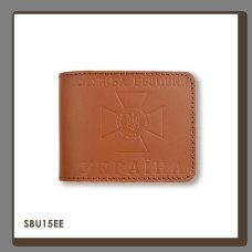 SBU15EE Babylon Обкладинка для посвідчення СБУ 11x8,5 см теракотова, чисте тиснення, шкіра