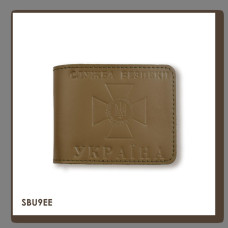 SBU9EE Babylon Обкладинка для посвідчення СБУ 11x8,5 см хакі, чисте тиснення, шкіра