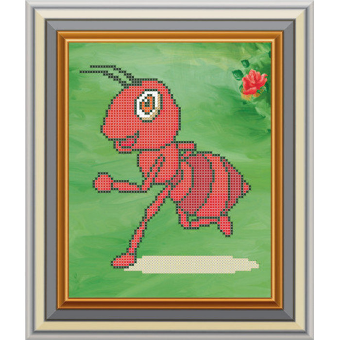 СД-131 Працьовитий мураха. Княгиня Ольга. Схема на тканині для вишивання бісером