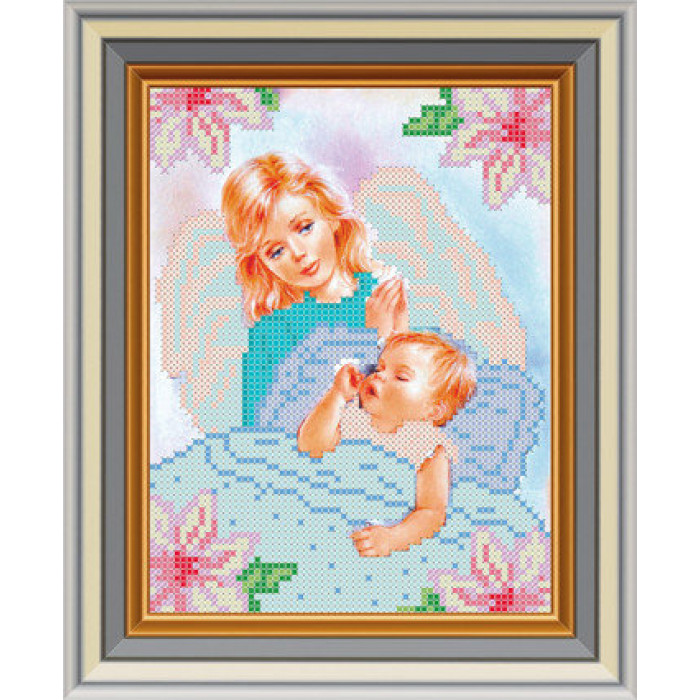 СД-146 Ангел і дитя. Княгиня Ольга. Схема на тканині для вишивання бісером