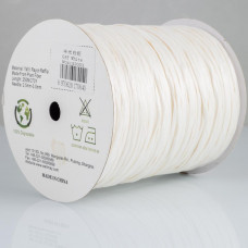 SD White Рафія Ispie 120гр-250м (білий). Well May (98) (off white)