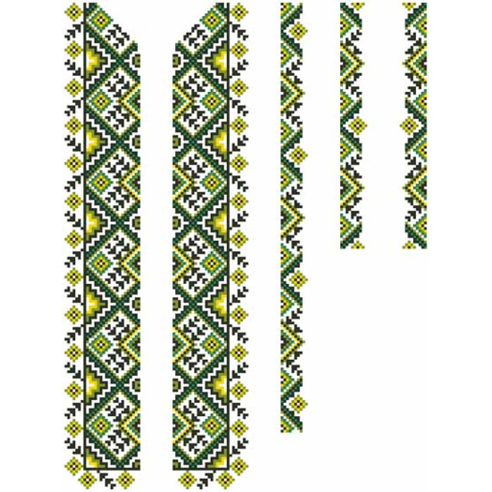 СД013шБ28нн Барвиста вишиванка Заготовка для вишивки - Сорочка для хлопчика 1-3 роки, шовк, білий