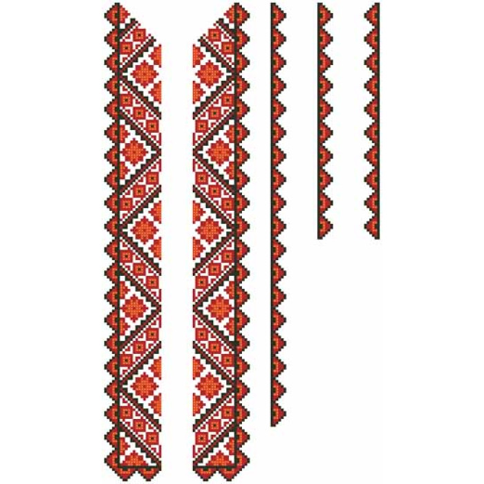 СД014дБ34нн Сорочка дитяча (для хлопчика), домоткане полотно, біле, 4-7 років. Барвиста вишиванка. Заготовка для вишивки бісером