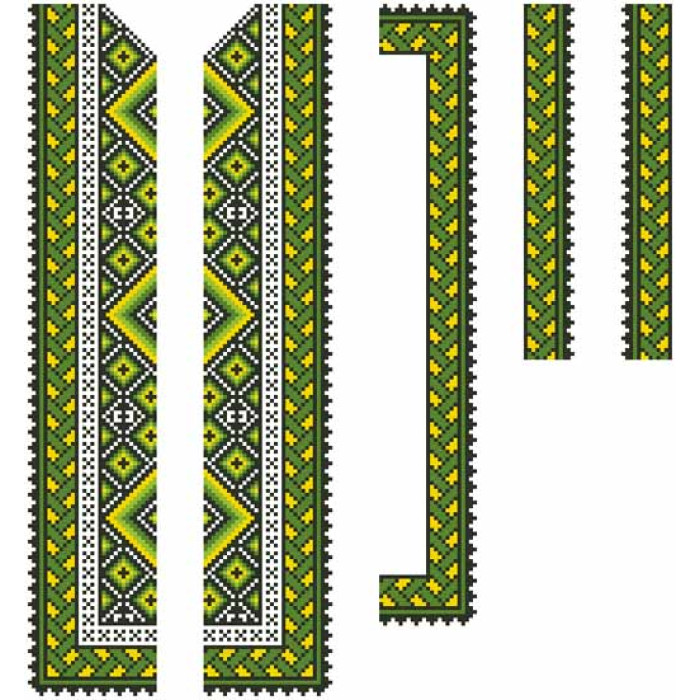 СД016шБ28нн Барвиста вишиванка Заготовка для вишивки - Сорочка для хлопчика 1-3 роки, шовк, білий