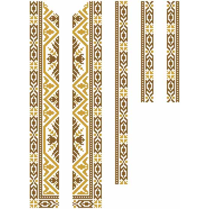 СД019дБ28нн Сорочка дитяча (для хлопчика), домоткане полотно, біле, 1-3 роки. Барвиста вишиванка. Заготовка для вишивки бісером