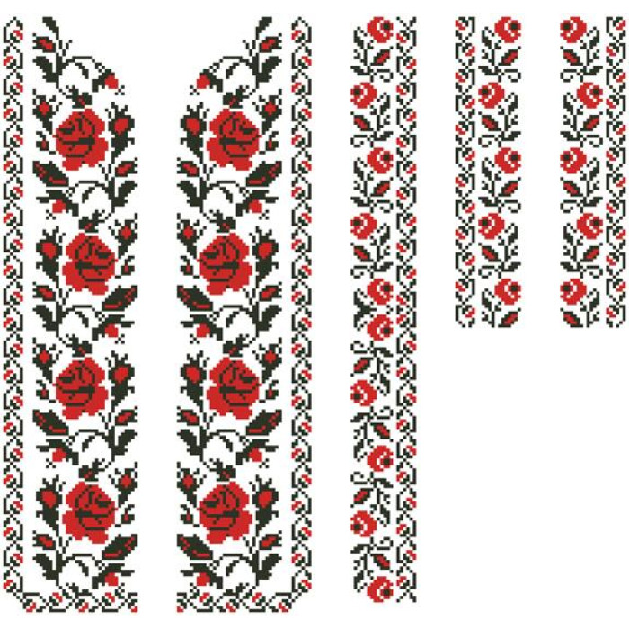 СД021дБ34нн Сорочка дитяча (для хлопчика), домоткане полотно, біле, 4-7 років. Барвиста вишиванка. Заготовка для вишивки бісером