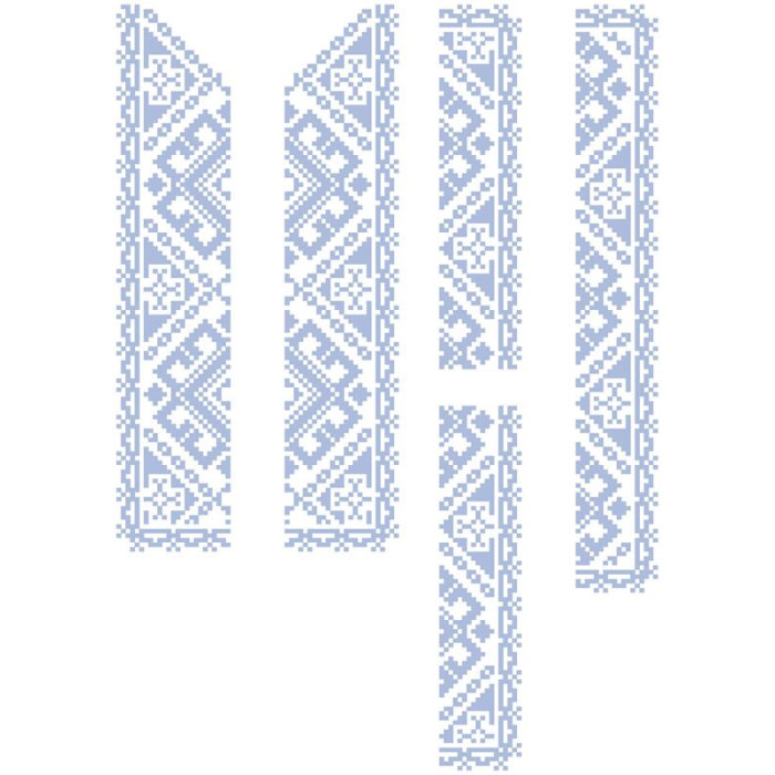 СД027дБ28нн Сорочка дитяча (для хлопчика), домоткане полотно, біле, 1-3 роки. Барвиста вишиванка. Заготовка для вишивки бісером