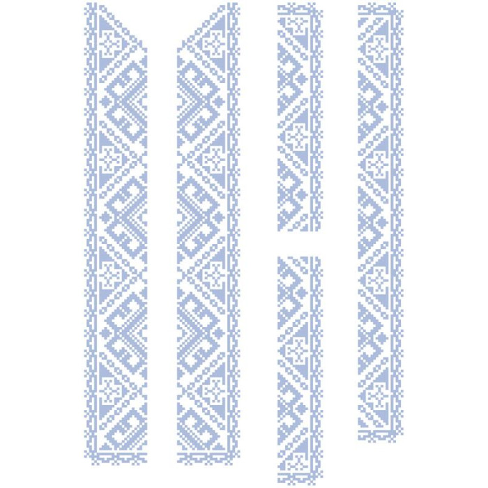 СД027хБ34нн Барвиста вишиванка Заготовка для вишивки - Сорочка для хлопчика 4-7 років, батист, білий