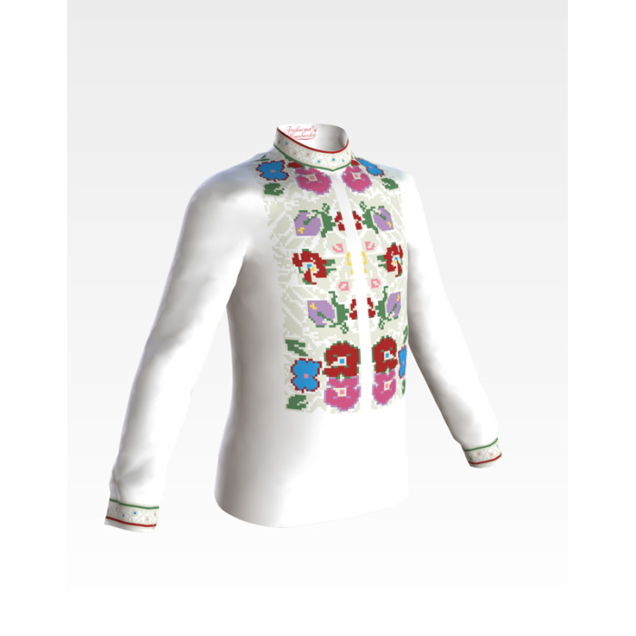 СД034дБ34нн Сорочка дитяча (для хлопчика), домоткане полотно, біле, 4-7 років. Барвиста вишиванка. Заготовка для вишивки бісером СД034дБ34нн Сорочка дитяча (для хлопчика), домоткане полотно, біле, 4-7 років. Барвиста вишиванка. Заготовка для вишивки бісером