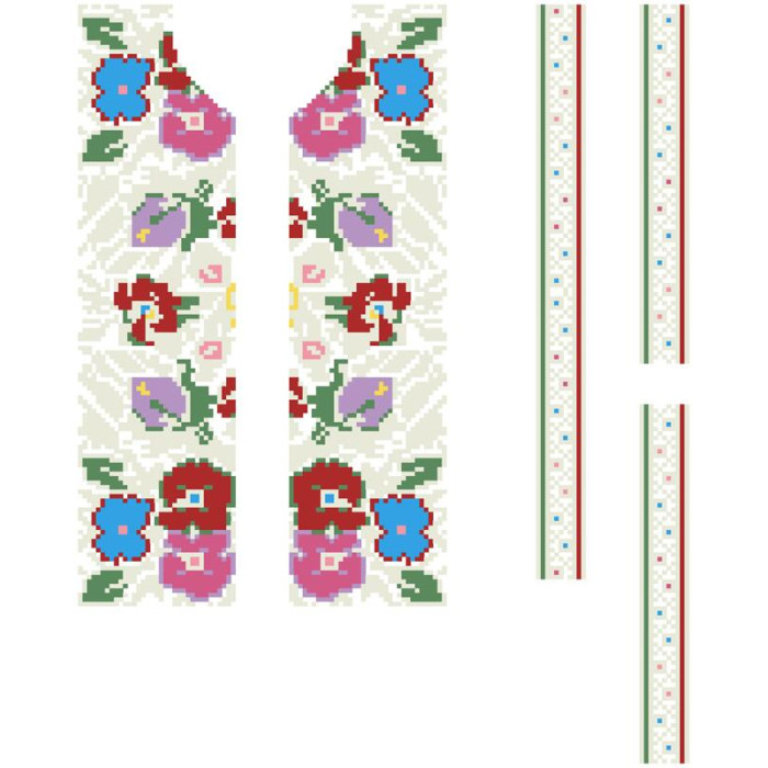 СД034дБ34нн Сорочка дитяча (для хлопчика), домоткане полотно, біле, 4-7 років. Барвиста вишиванка. Заготовка для вишивки бісером СД034дБ34нн Сорочка дитяча (для хлопчика), домоткане полотно, біле, 4-7 років. Барвиста вишиванка. Заготовка для вишивки бісером
