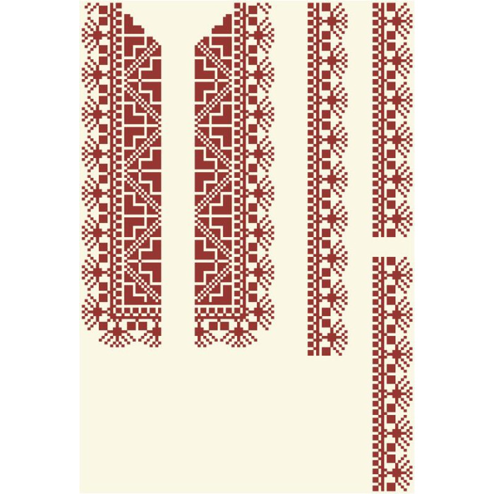 СД040шМ40нн Барвиста вишиванка Заготовка для вишивки - Сорочка для хлопчика 8-12 років, шовк, бежевий