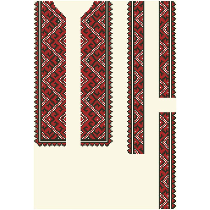 СД067шМ34нн Барвиста вишиванка Заготовка для вишивки - Сорочка для хлопчика 4-7 років, шовк, бежевий