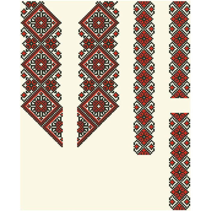 СД082шМ40нн Барвиста вишиванка Заготовка для вишивки - Сорочка для хлопчика 8-12 років, шовк, бежевий