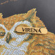 Шоппер_665 Virena Заготовка для вишивки бісером - Шопер Сова з кавою, 38x42 см
