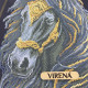 Шоппер_738 Virena Заготовка для вишивки бісером - Сумка-шопер Сумка-шопер Чорний кінь 32,5x39 см (сумочна тканина)