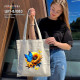 ШП-8/083 Кольорова Заготовка для вишивки бісером або нитками - Шопер 37x41 см, саржа