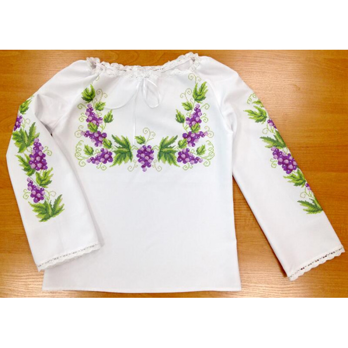 ШВЖ-34 40 розмір БГ Пошита жіноча блузка (білий габардин). Княгиня Ольга