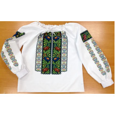 ШВЖ-41 40 розмір ЛБ Пошита жіноча блузка (білий льон). Княгиня Ольга(Знятий з виробництва)