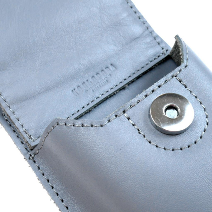 SK-2/2 Кольорова - Заготовка для вишивки нитками - Шкіряна сумка, 11x20 см