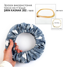 SN28х28/03 Чохол на п'яльця та рами 28*28 см, лісові пригоди, Кольорова