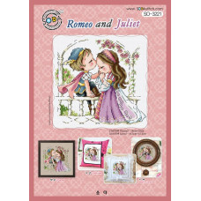 SO-3221 SODA Stitch Схема для вишивки рахунковим хрестиком - Ромео і Джульєтта Romeo and Juliet, папір