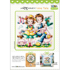 SO-355 SODA Stitch Схема для вишивки рахунковим хрестиком - Любовна казка Love Tale, папір