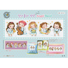 SO-G141 SODA Stitch Схема для вишивки рахунковим хрестиком - Ангельський гурт Angel Band, папір