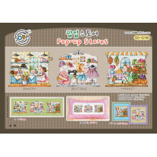 SO-G160 SODA Stitch Схема для вишивки рахунковим хрестиком - Магазини Pop-up Stores, папір