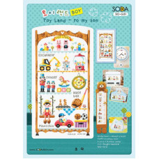 SO-G31 SODA Stitch Схема для вишивки рахунковим хрестиком - Іграшки для мого сина Toy Land-to my son, папір