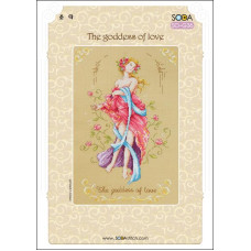 SO-G36 SODA Stitch Схема для вишивки рахунковим хрестиком - Богиня кохання The goddess of love, папір