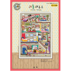 SO-G40 SODA Stitch Схема для вишивки рахунковим хрестиком - Будиночок Little House, папір
