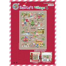 SO-G89 SODA Stitch Схема для вишивки рахунковим хрестиком - Село Санти Santa's Village 1, папір