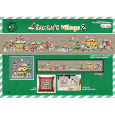 SO-G90 SODA Stitch Схема для вишивки рахунковим хрестиком - Село Санти Santa's Village 2, папір