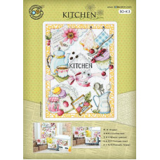 SO-K3 SODA Stitch Схема для вишивки рахунковим хрестиком - Кухня KITCHEN, папір