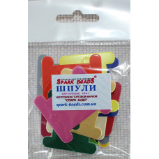 Spark Beads Шпулі для муліне картонні 20 шт кольорові в пакеті(Знятий з виробництва)