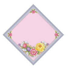 СПВ_212 Virena Заготовка для вишивки бісером - Серветка Великодня 40x40 см (габардин)